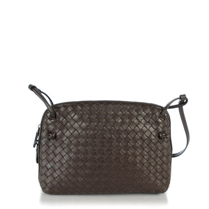 Bottega Veneta Nappa Intrecciato Crossbody Messenger Ebano 1 of 8
