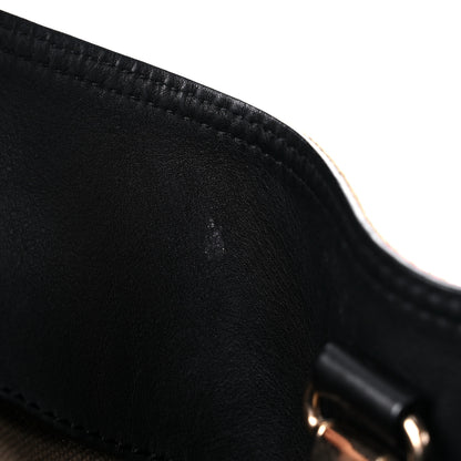 Burberry Canvas Mega Check Medium Ashby Hobo Black 13 of 24