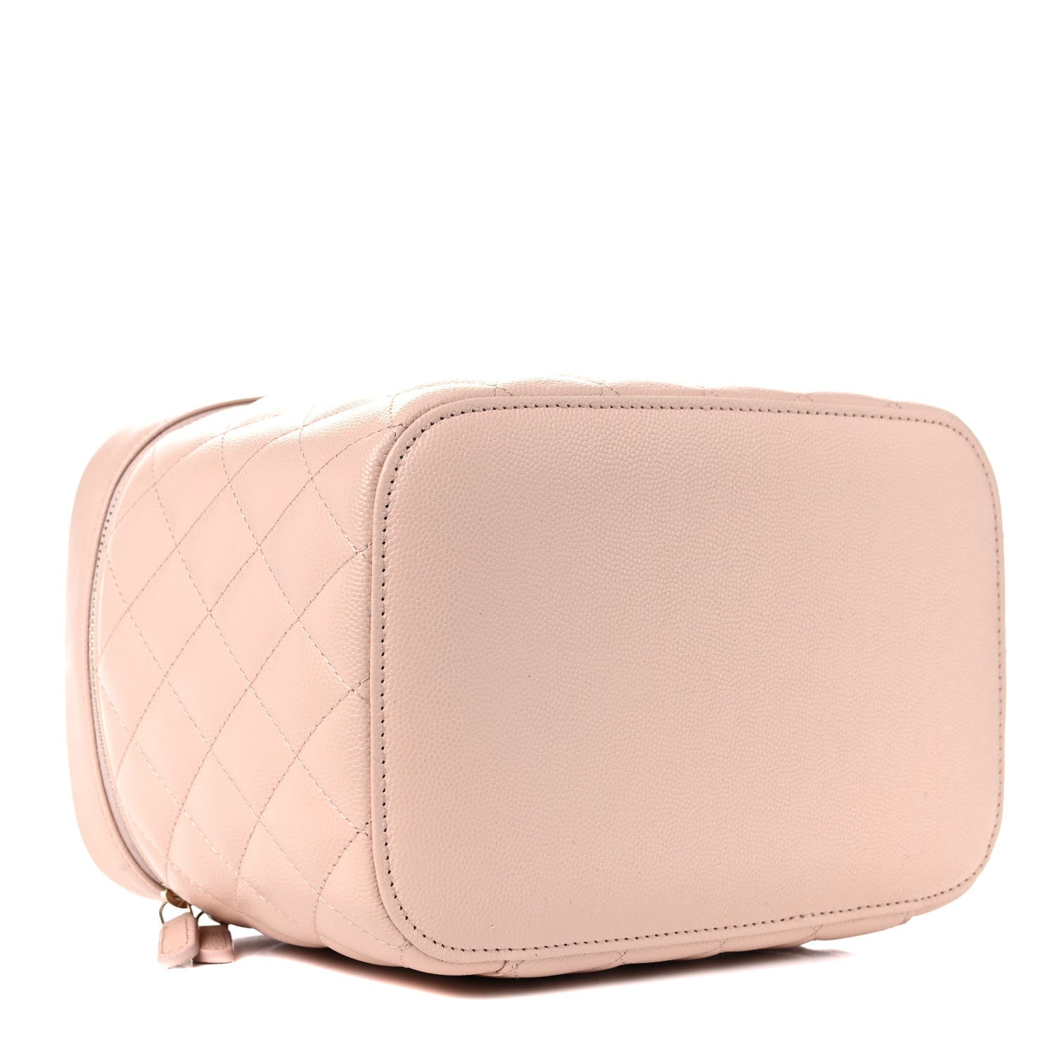 Chanel Caviar Quilted Large Vanity Pouch Light Beige 4 of 11
