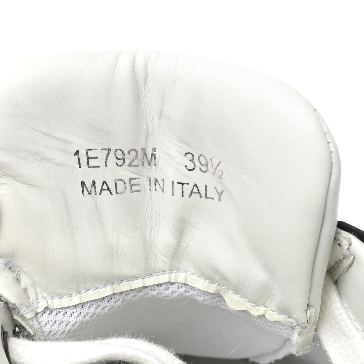 Vitello Sport Spazzolato Rois Triangle Logo Womens Downtown Low Top 30mm Sneakers 39.5 White Black