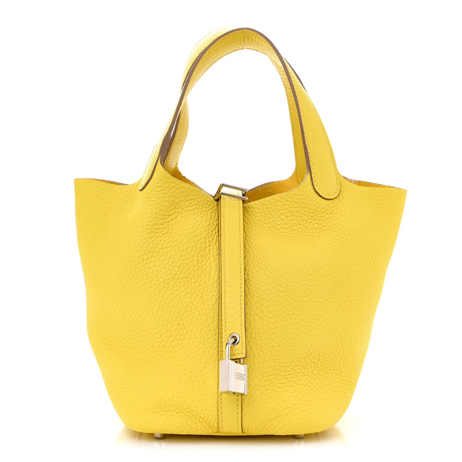 Hermes Taurillon Clemence Picotin Lock 18 PM Lime 1 of 10