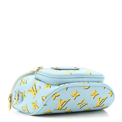 Louis Vuitton Lambskin Monogram Mini Bumbag H27 Baby Blue 4 of 9