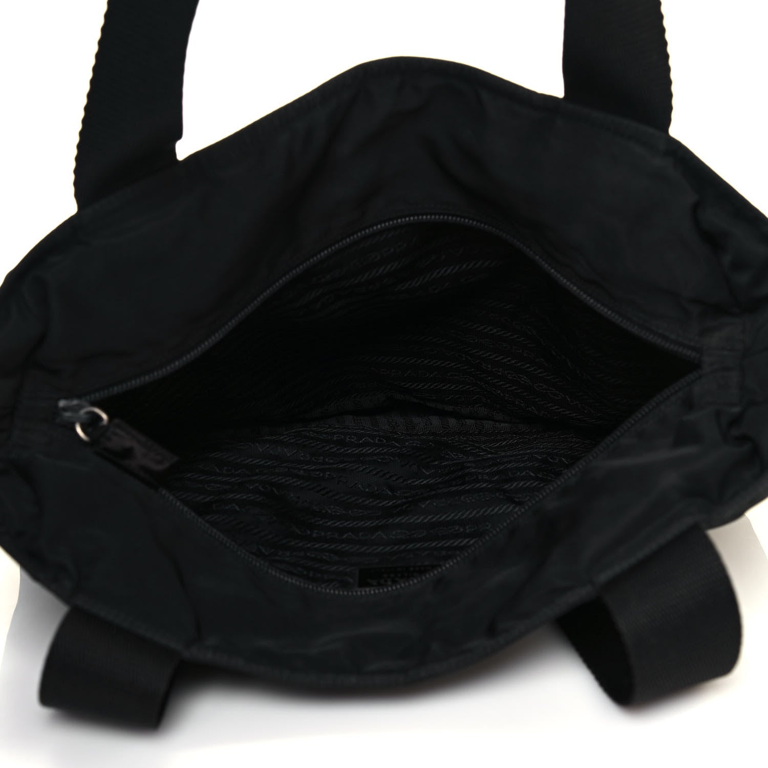 Prada Tessuto Nylon Tote Black 4 of 15