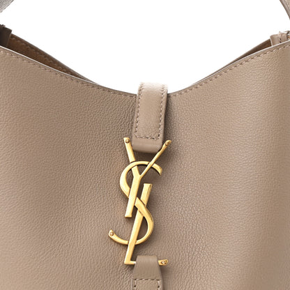 Saint Laurent Smooth Calfskin Small Le 5 A 7 Soft Hobo Dusty Grey 8 of 12