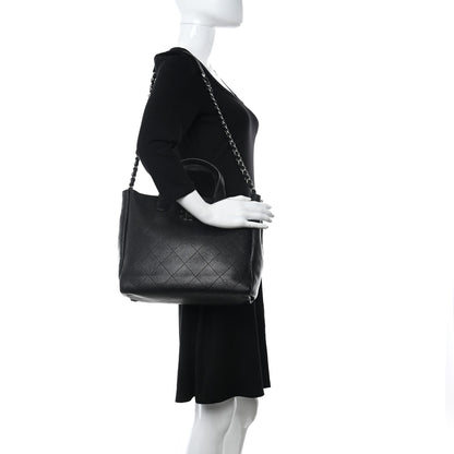 Chanel Caviar Stitched Medium Lady Coco Shopping Tote Black 2 of 10