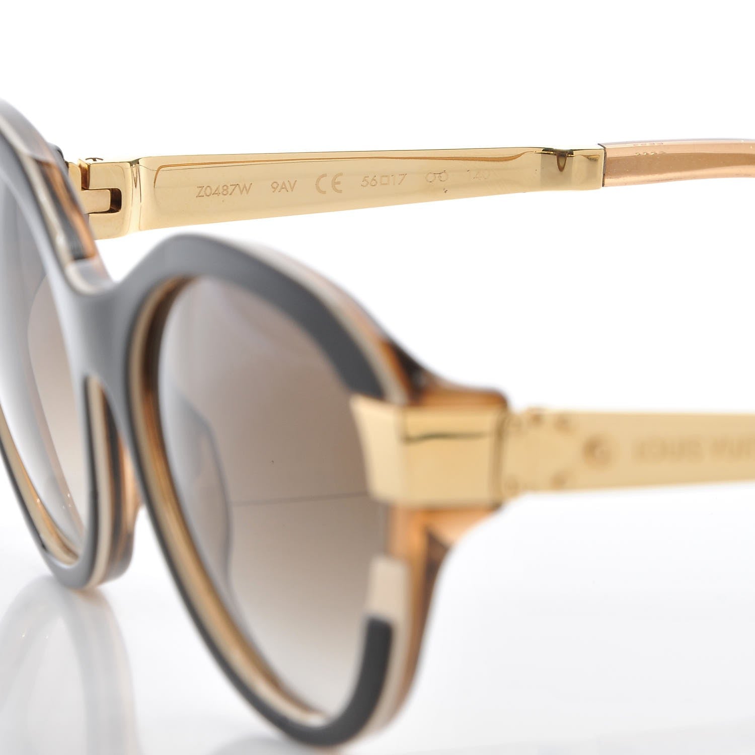 Louis Vuitton Petit Soupcon Cat Eye Sunglasses Z0487W Brown 6 of 7