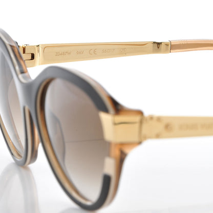 Louis Vuitton Petit Soupcon Cat Eye Sunglasses Z0487W Brown 6 of 7