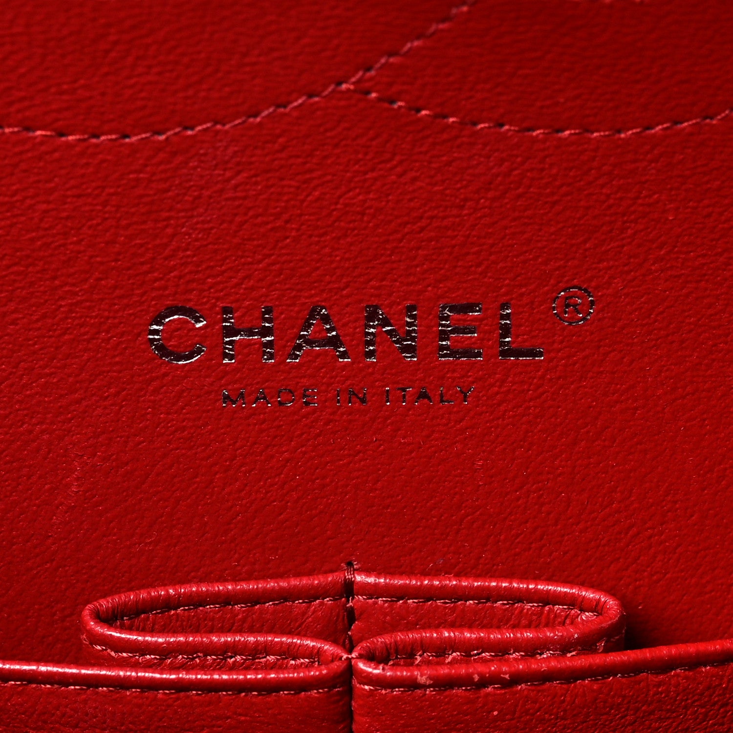 Chanel Lambskin Quilted Jumbo Double Flap Red 6 of 11