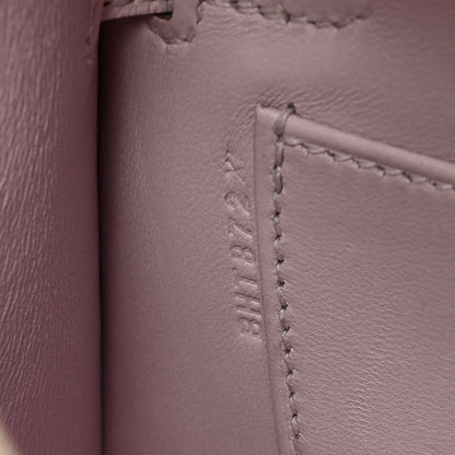 Hermes Chevre Mysore Mini Kelly Sellier 20 Mauve Pale 7 of 11