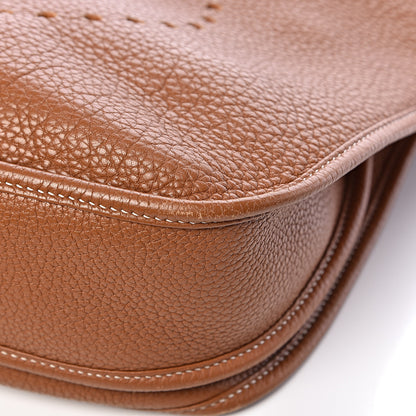 Hermes Taurillon Clemence Evelyne III TGM Gold 11 of 15