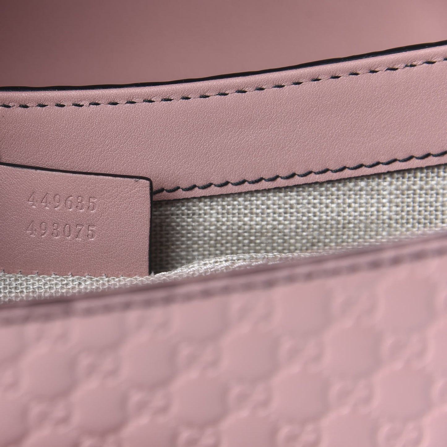 Microguccissima Medium Emily Chain Shoulder Bag Soft Pink