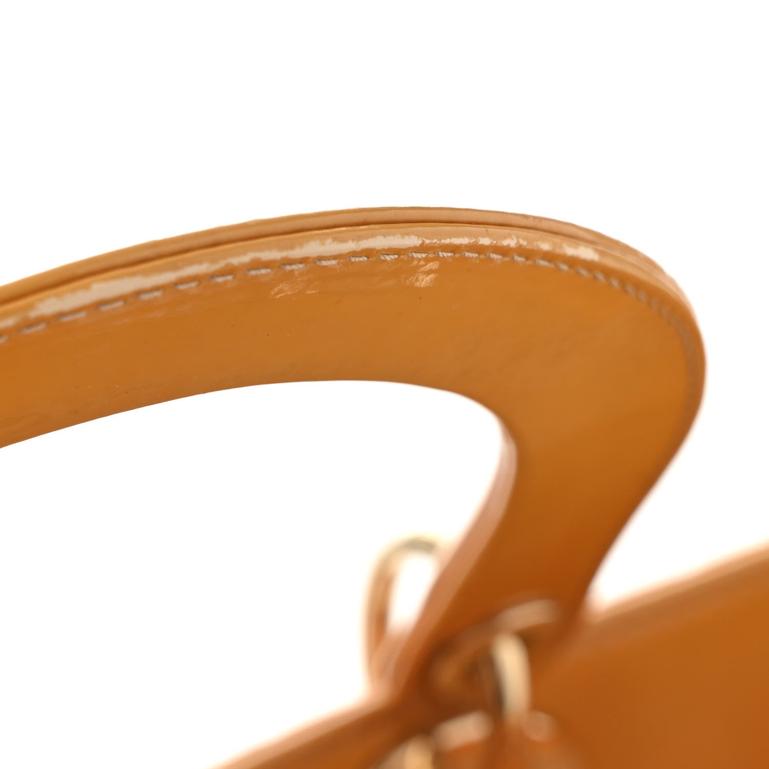 Christian Dior Patent Cannage Large Lady Dior Yellow 14 of 15