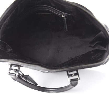 MCM Visetos Heritage Bowler Bag Black 4 of 11