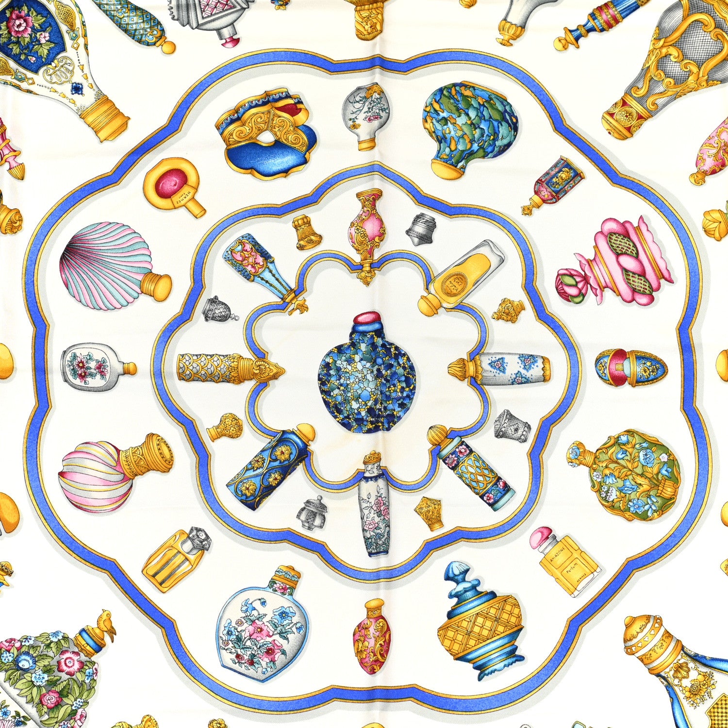 Hermes Silk Qu Importe Le Flacon Scarf 90 2 of 7
