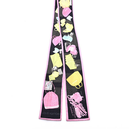 Louis Vuitton Silk Travel Pop Art Bandeau Scarf 2 of 3