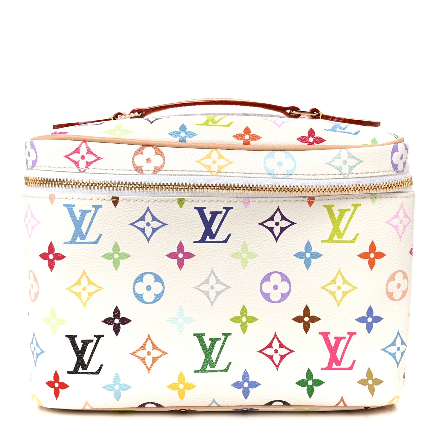 LV X TM Monogram Multicolor Nice BB White
