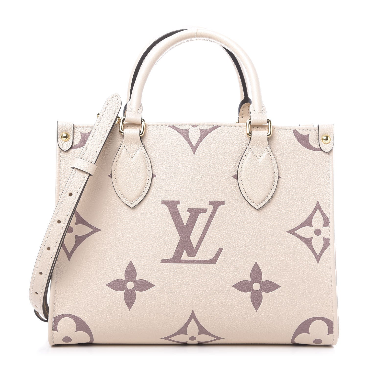 Louis Vuitton Empreinte Monogram Giant Onthego PM Creme Bois De Rose 1 of 10