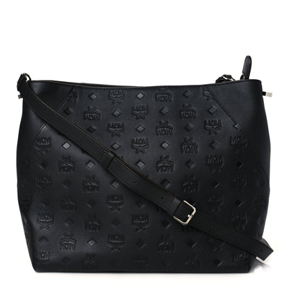 MCM Calfskin Ottomar Medium Klara Hobo Black 1 of 10