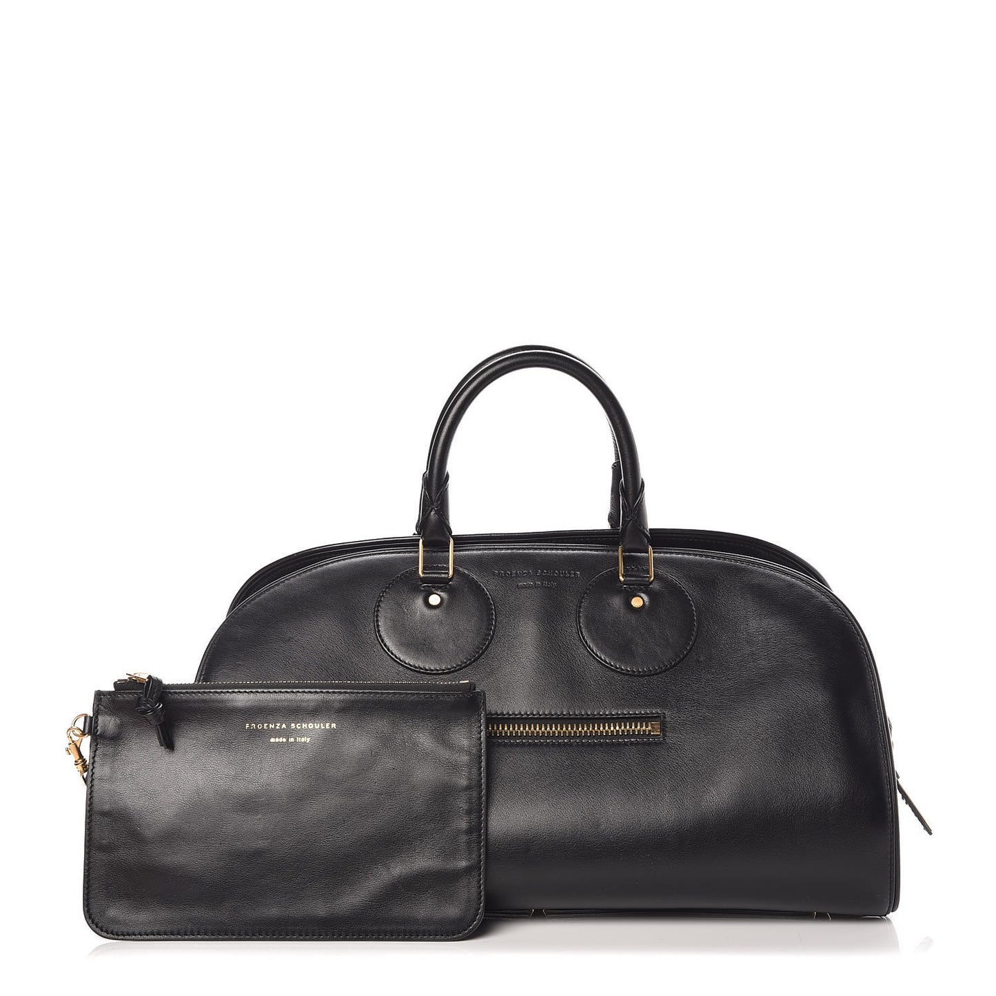 Calfskin Kiri Bowler Black