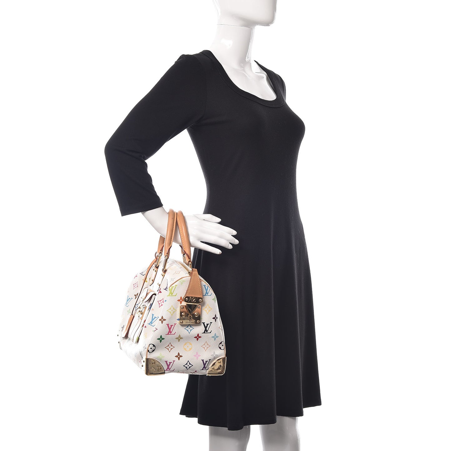 Monogram Multicolor Speedy 30 White