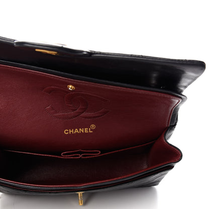 Chanel Lambskin Quilted Medium Double Flap Black 5 of 9