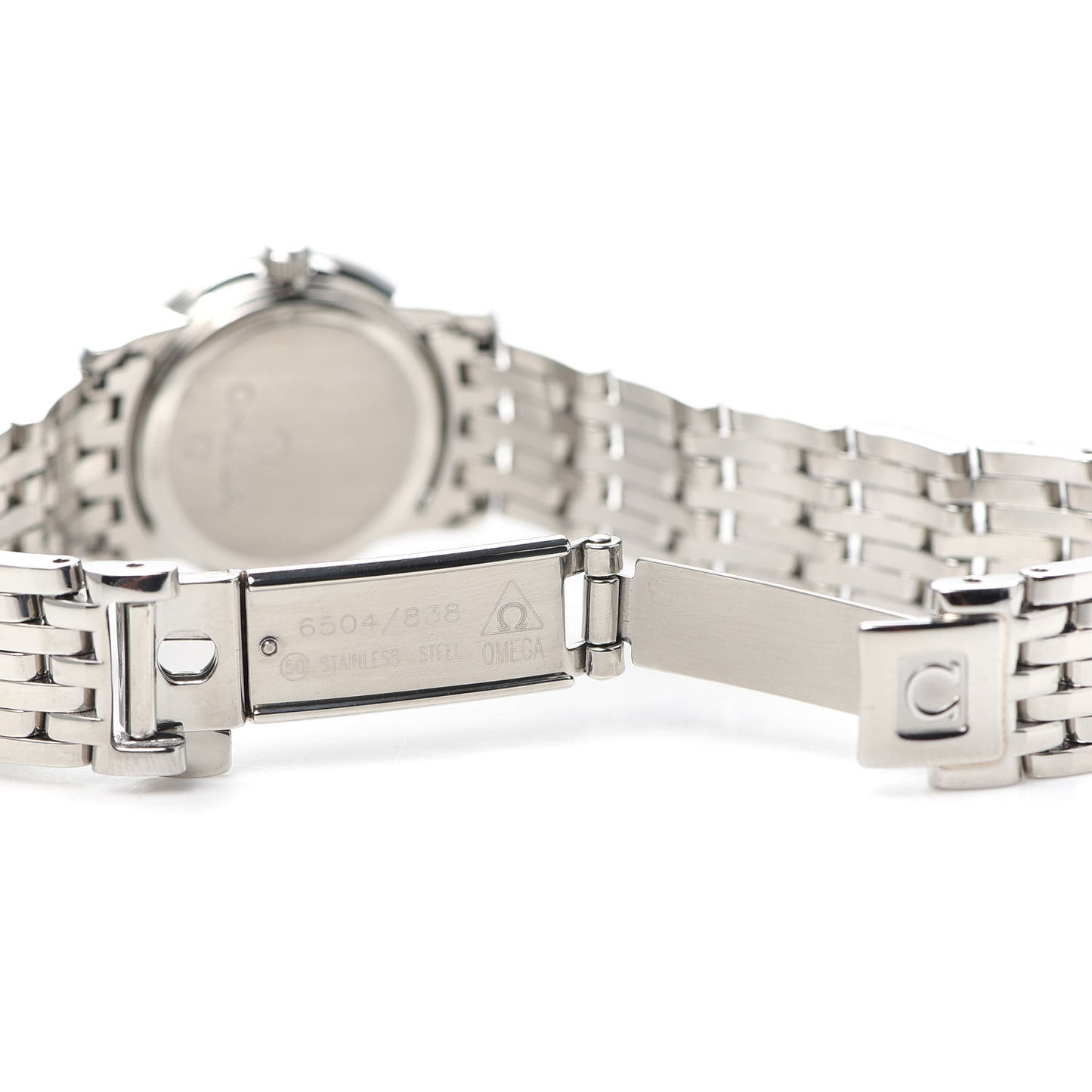 Stainless Steel Diamond Bezel Mother of Pearl 22mm De Ville Prestige Quartz Watch 4575.71.00
