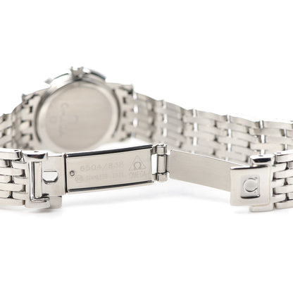 Omega Stainless Steel Diamond Bezel Mother of Pearl 22mm De Ville Prestige Quartz Watch 4575.71.00 5 of 5