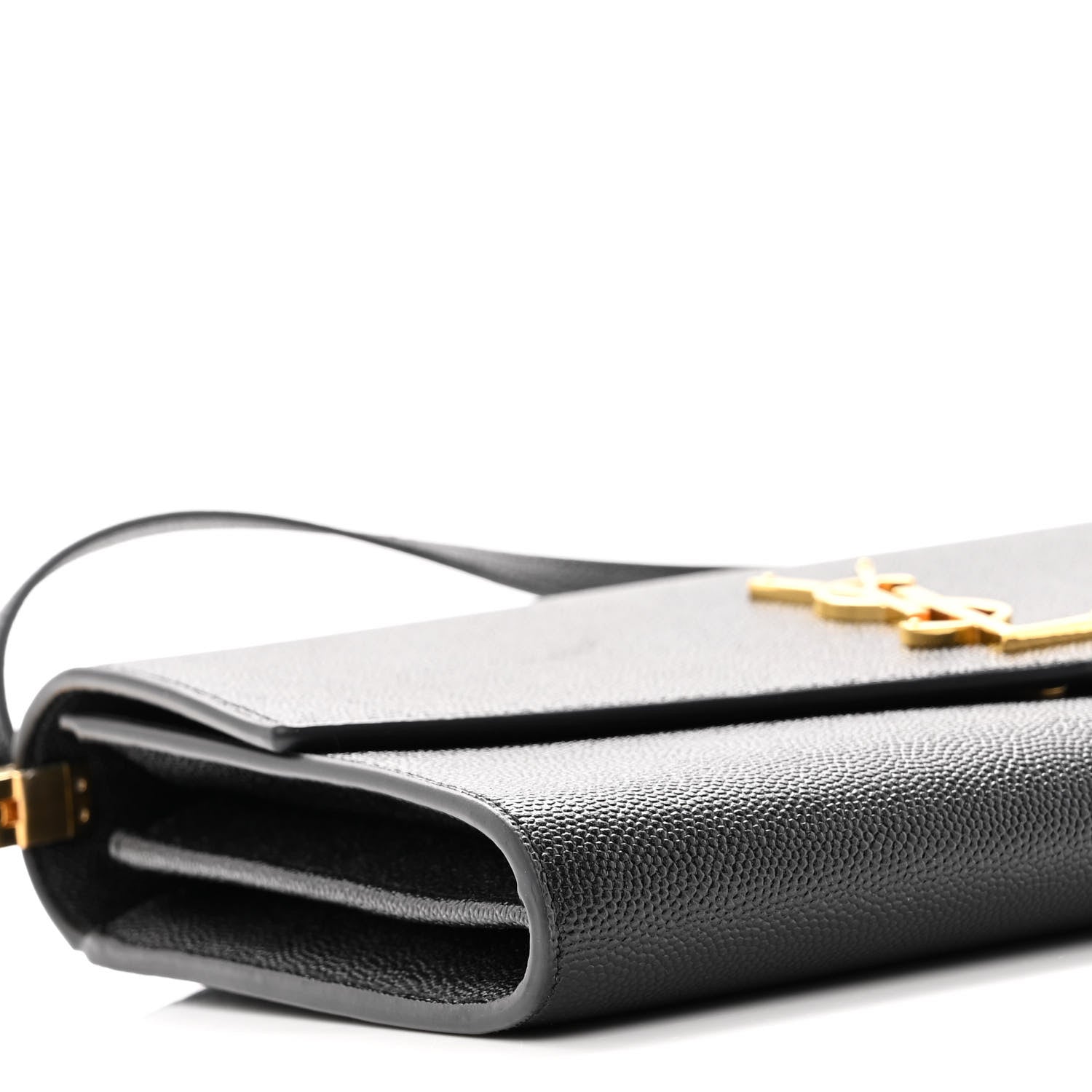 Saint Laurent Grain De Poudre Mini Uptown Crossbody Bag Black 9 of 10