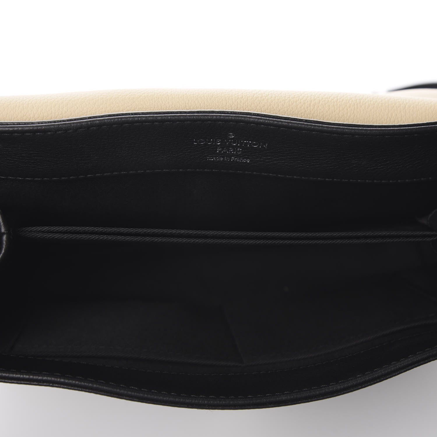 Louis Vuitton Soft Calfskin Lockme II Top Handle Vanille Black 6 of 10