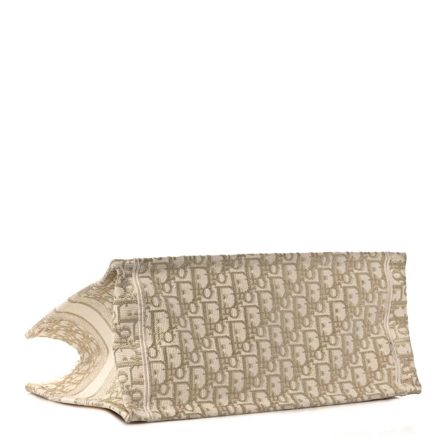 Oblique Medium Book Tote Gold Multicolor