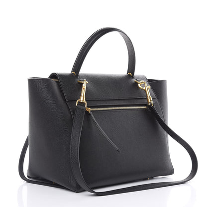 Celine Baby Grained Calfskin Mini Belt Bag Black 3 of 9
