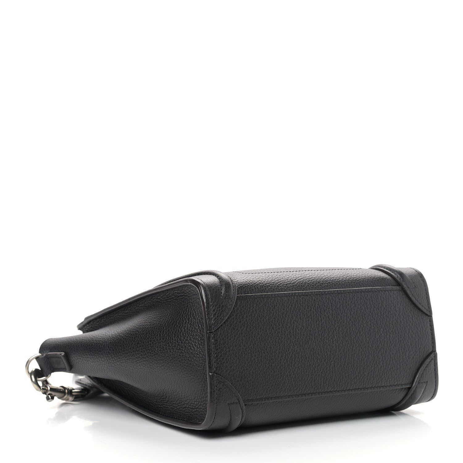 Celine Drummed Calfskin Nano Luggage Amazone 4 of 10