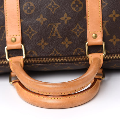Louis Vuitton Monogram Keepall Bandouliere 55 12 of 17