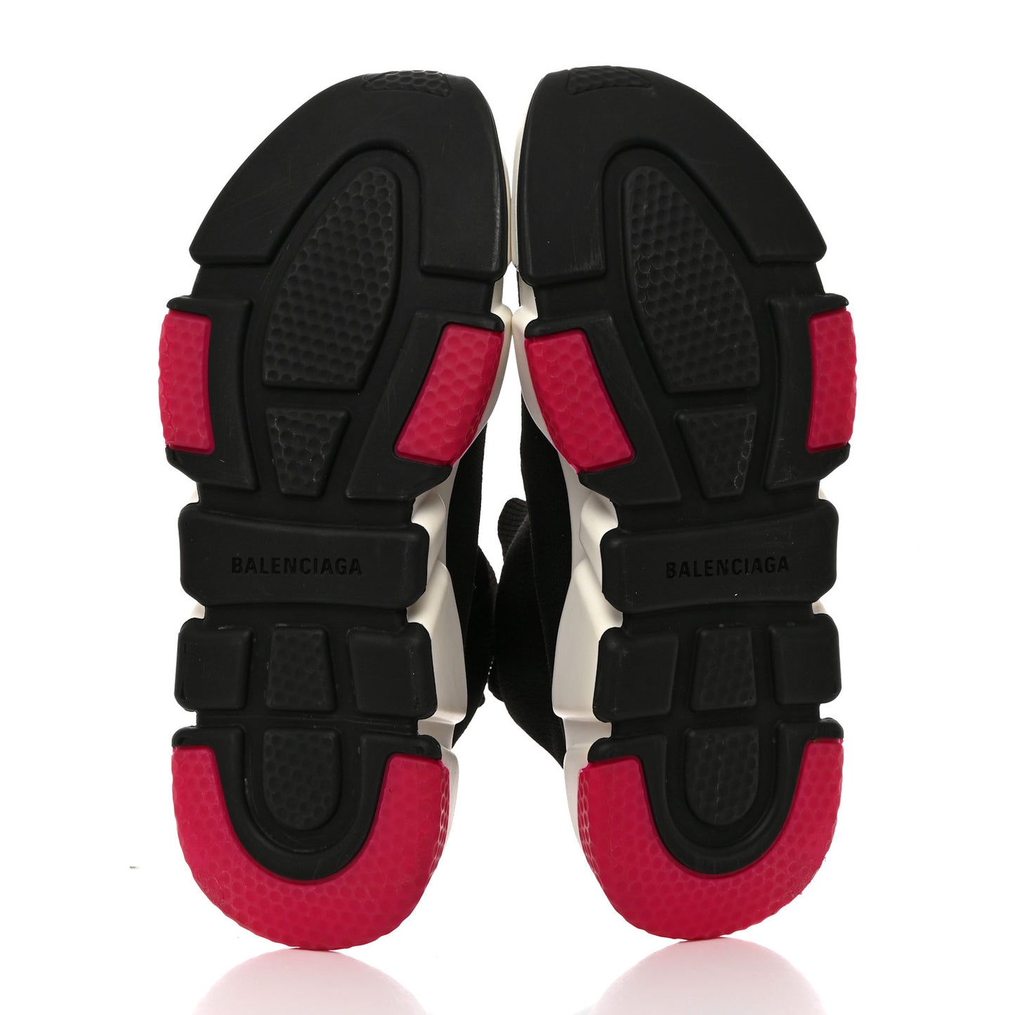Neoprene Knit Womens Speed Sneakers 40 Black Pink