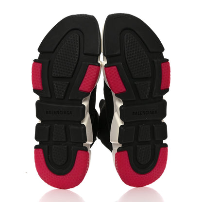 Balenciaga Neoprene Knit Womens Speed Sneakers 40 Black Pink 5 of 8