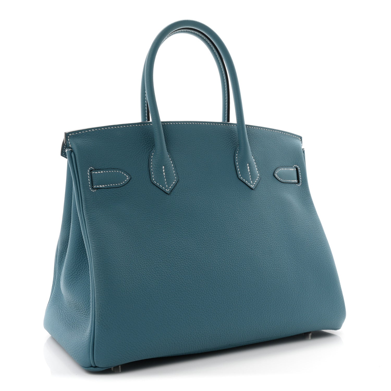 Hermes Togo Birkin 30 New Bleu Jean 3 of 10