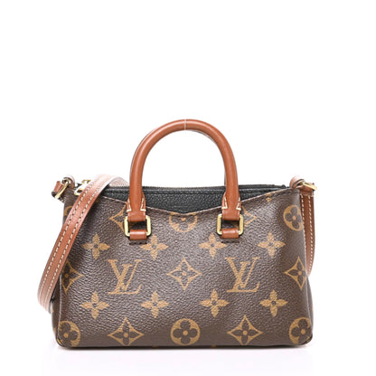 Louis Vuitton Monogram Nano Pallas Black 1 of 7