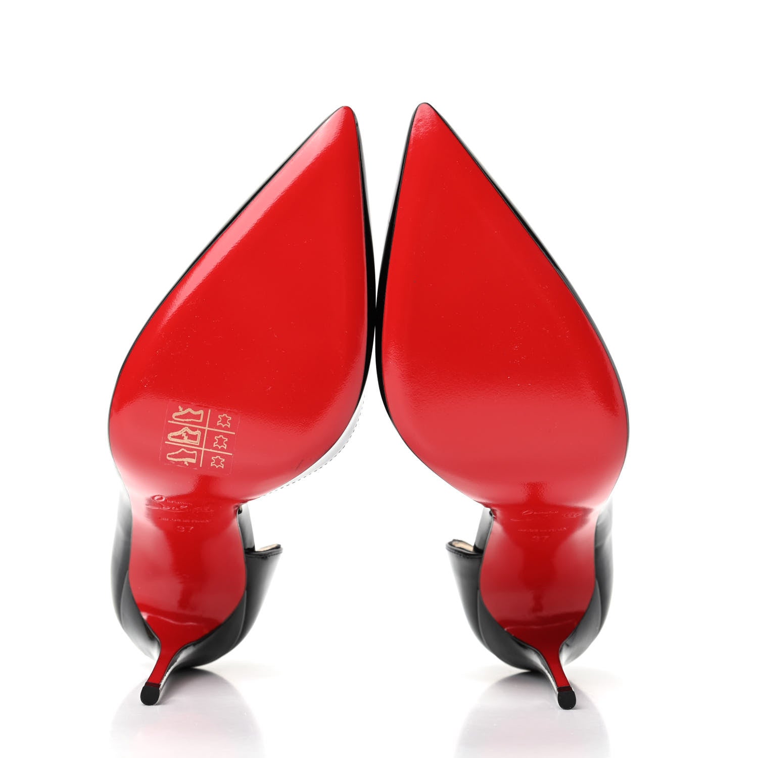 Christian Louboutin Patent Iriza 100 Pumps 37 Black 5 of 9