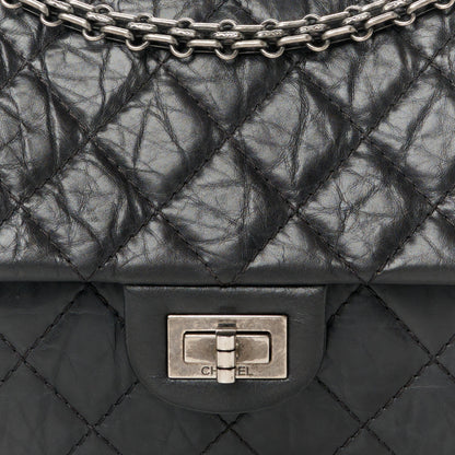 Chanel Aged Calfskin Quilted 2.55 Reissue 226 Flap Black 8 of 11