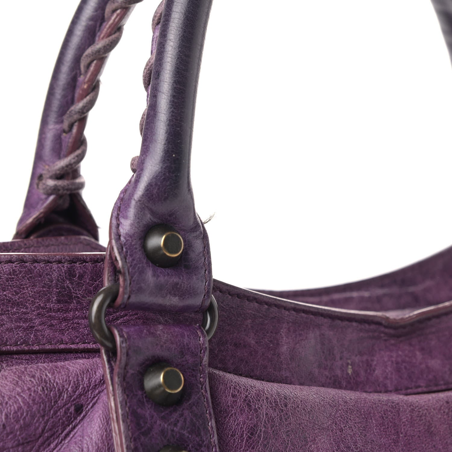 Balenciaga Agneau Classic Hardware City Raisin 5 of 6