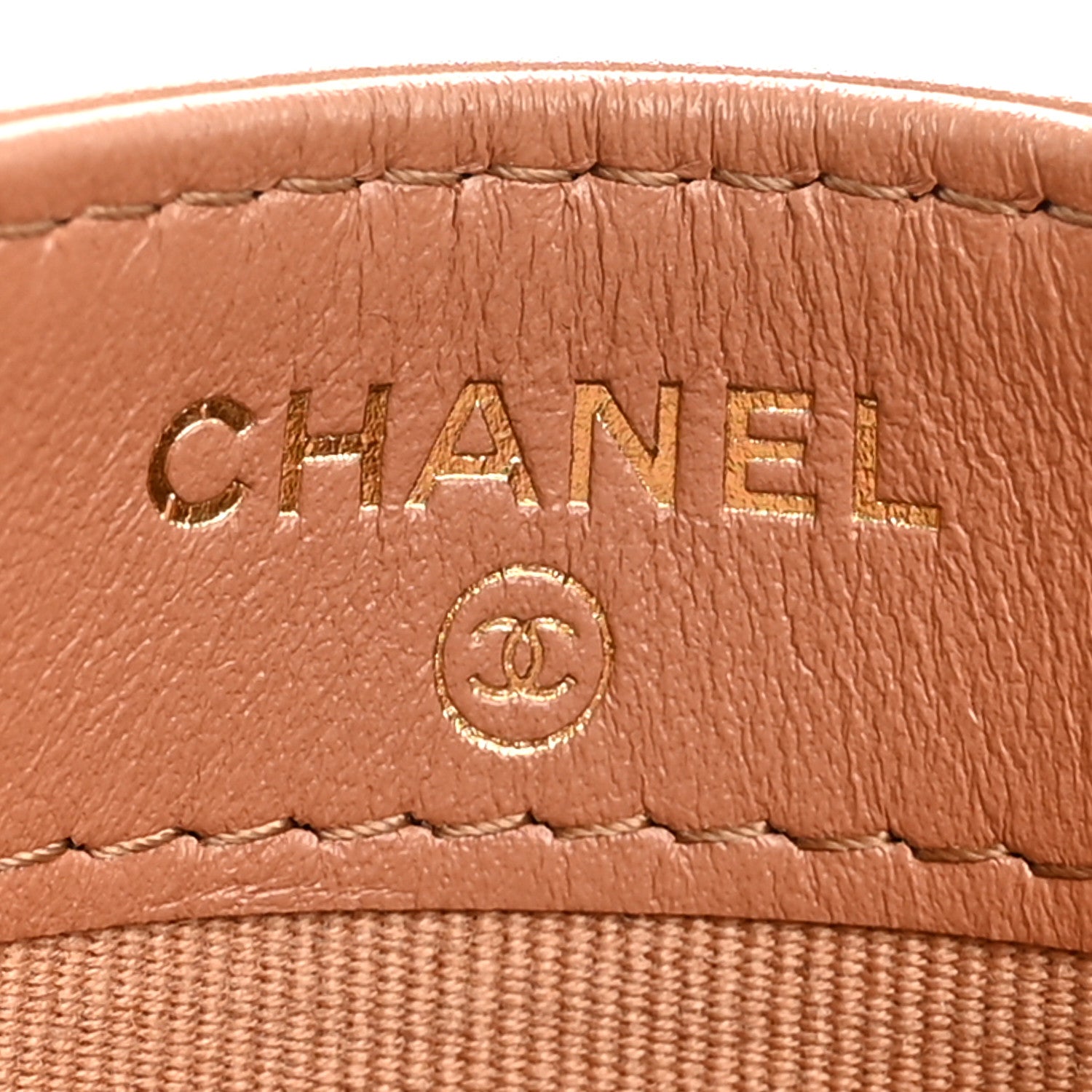 Chanel Lambskin Quilted Chanel 19 Card Holder Brown 6 of 12