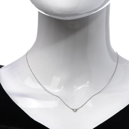 Tiffany Platinum Diamond .20ct Elsa Peretti Diamonds by the Yard Pendant Necklace 2 of 6