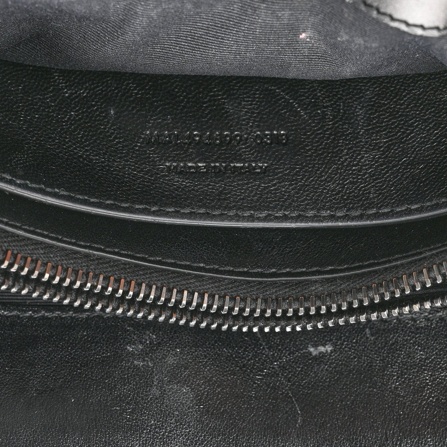 Saint Laurent Calfskin Y Quilted Monogram Monochrome Small Loulou Chain Satchel Black 7 of 12