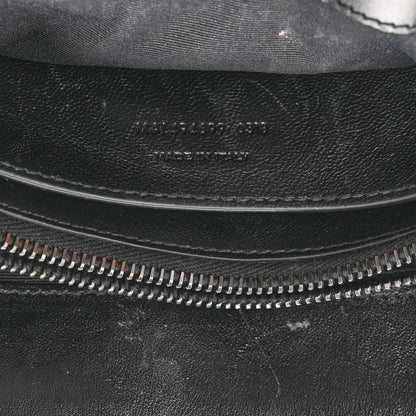 Saint Laurent Calfskin Y Quilted Monogram Monochrome Small Loulou Chain Satchel Black 7 of 12