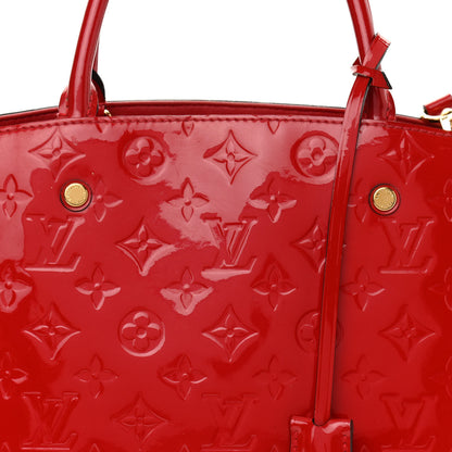 Louis Vuitton Vernis Montaigne MM Cherry 8 of 16