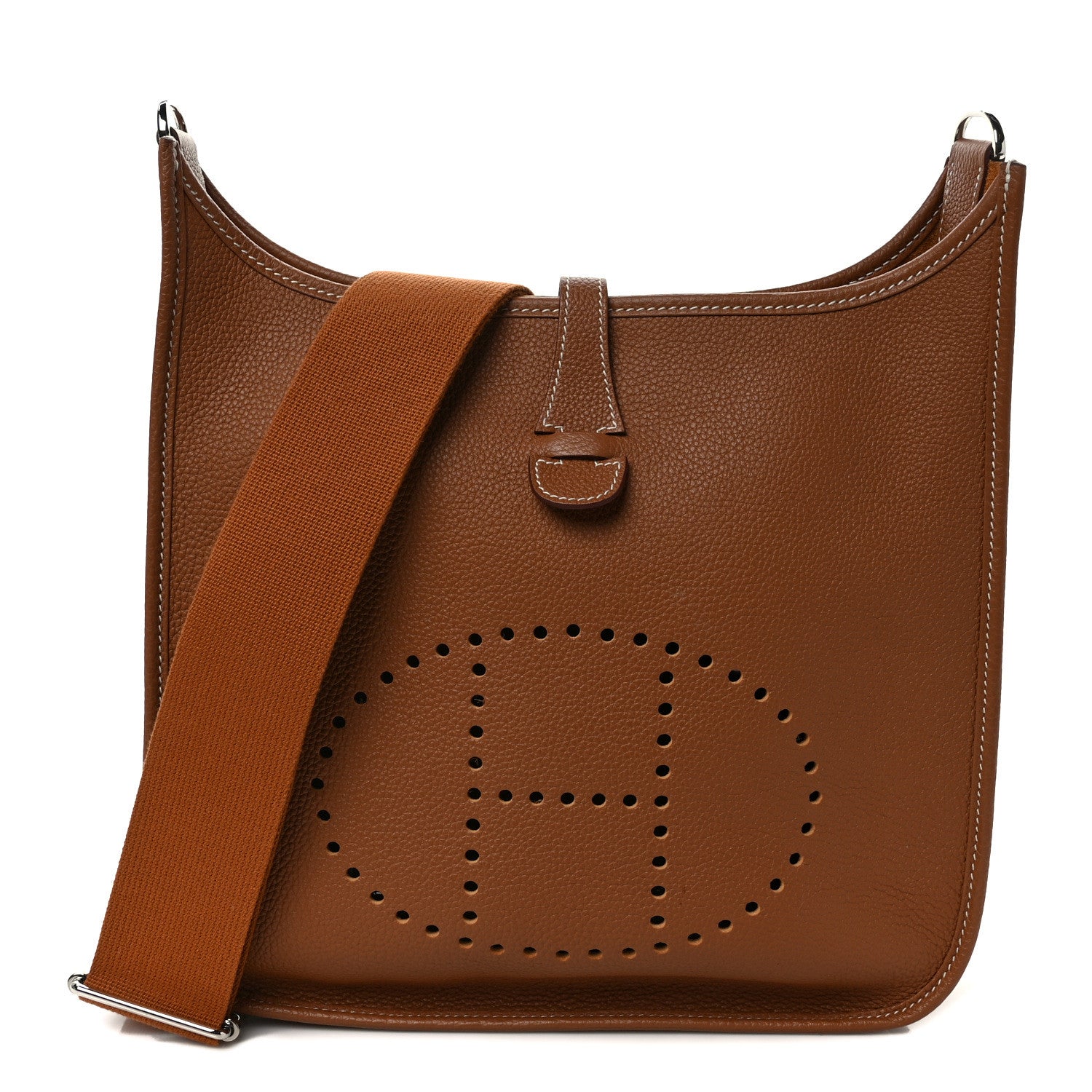 Hermes Taurillon Clemence Evelyne III PM Gold 1 of 8