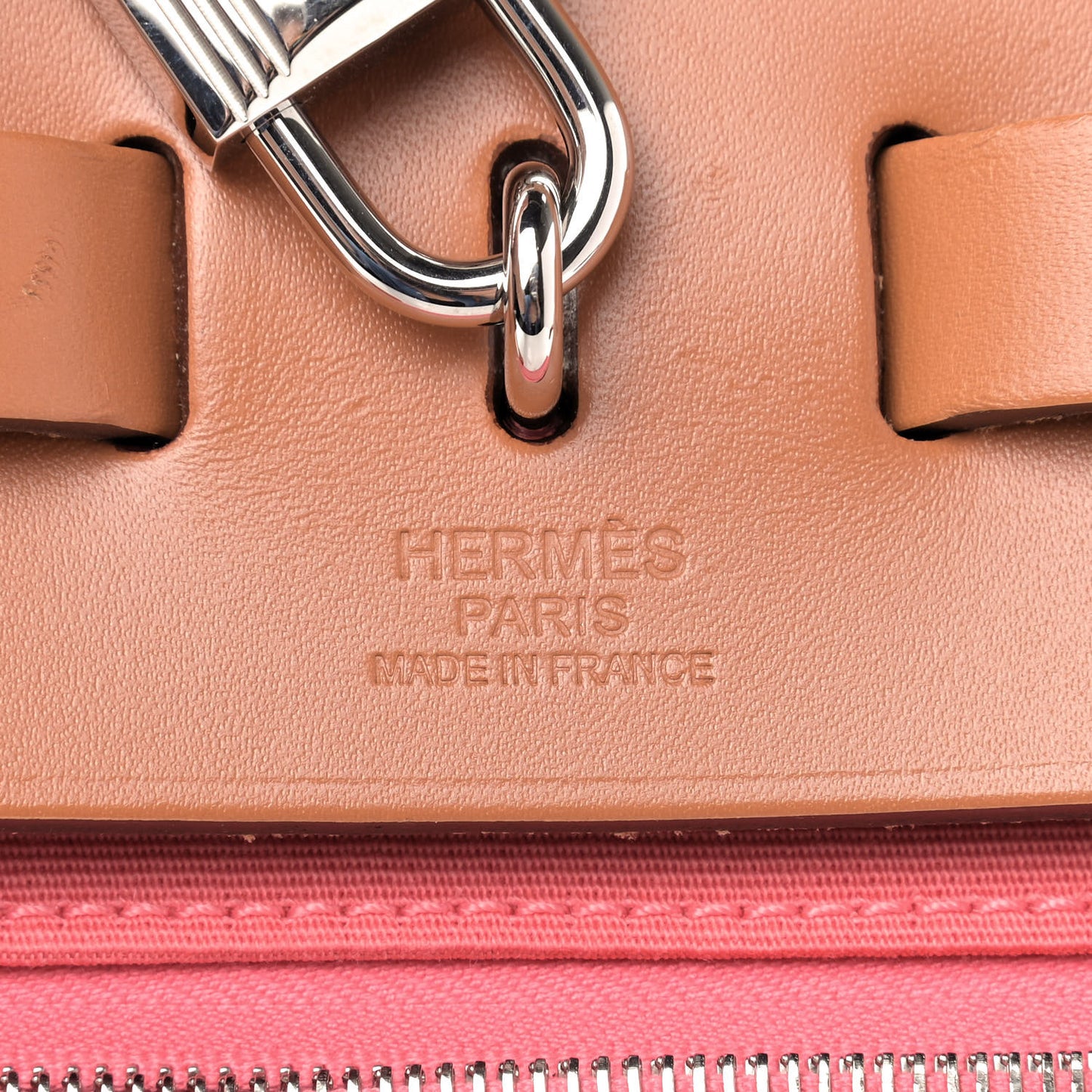 Vache Hunter Toile Herbag Zip 31 PM Rose Azalee Natural