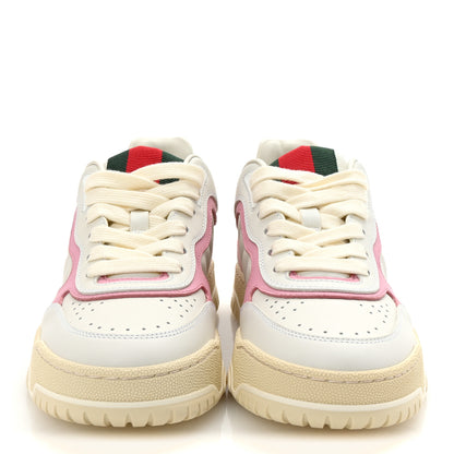 Gucci Calfskin Womens Re-Web Sneakers 36 White Pink 3 of 10