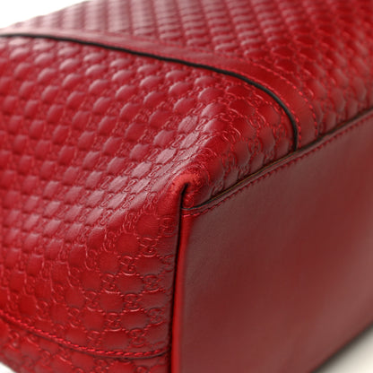 Gucci Soft Microguccissima Dome Satchel Red 13 of 18