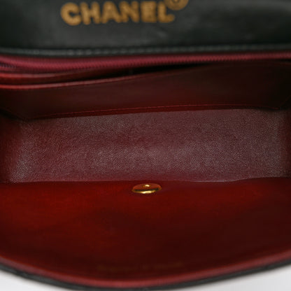 Chanel Lambskin Quilted Small Single Flap Black 5 of 10